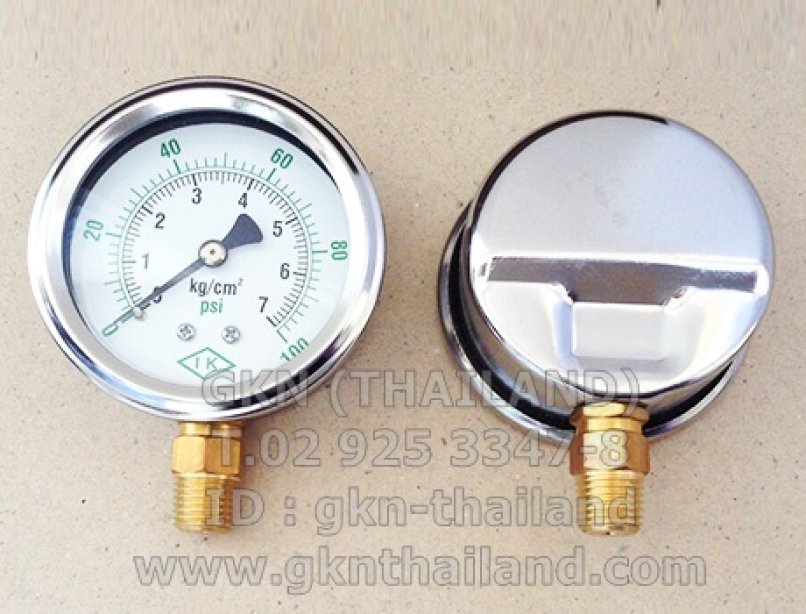 IK PRESSURE GAUGE 0-7 KG/CM2 & 0-100 PSI